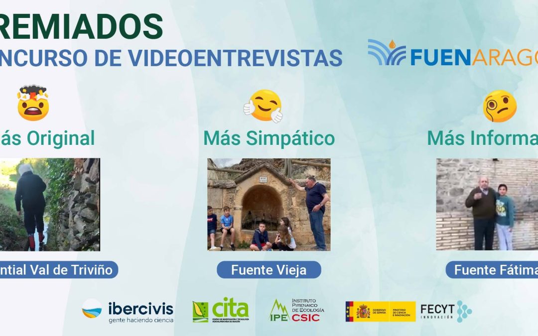 Premios FuenAragón a vídeo entrevistas de jóvenes a mayores para conocer fuentes y manantiales: estos son los vídeos ganadores